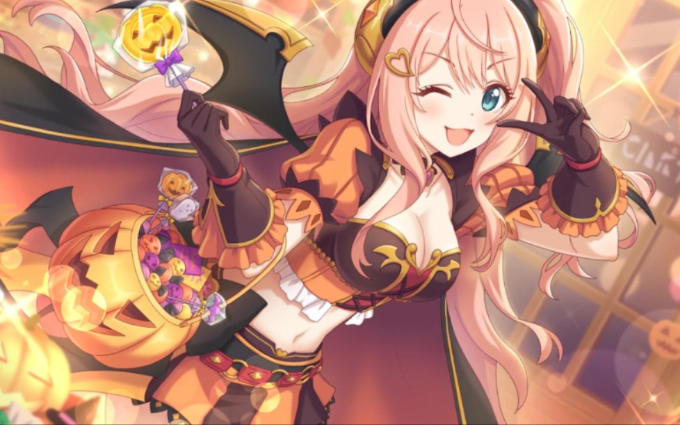 活动  【公主连接】万圣暴击弓(玲奈)解放动画&ub&战斗&cg演示