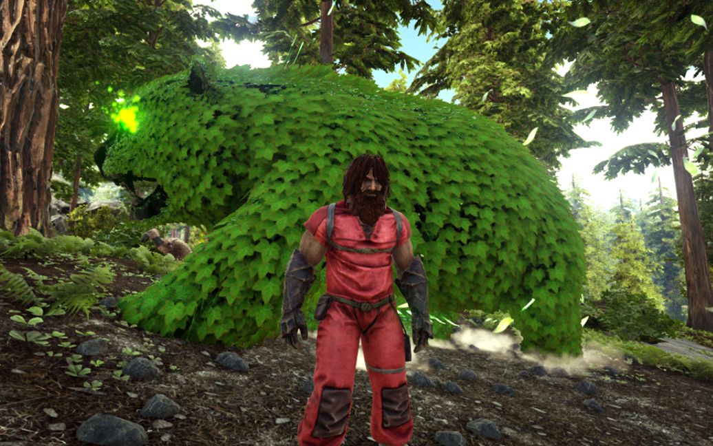 方舟生存进化:瓦尔盖罗 20 帅气霸王龙和恐熊boss