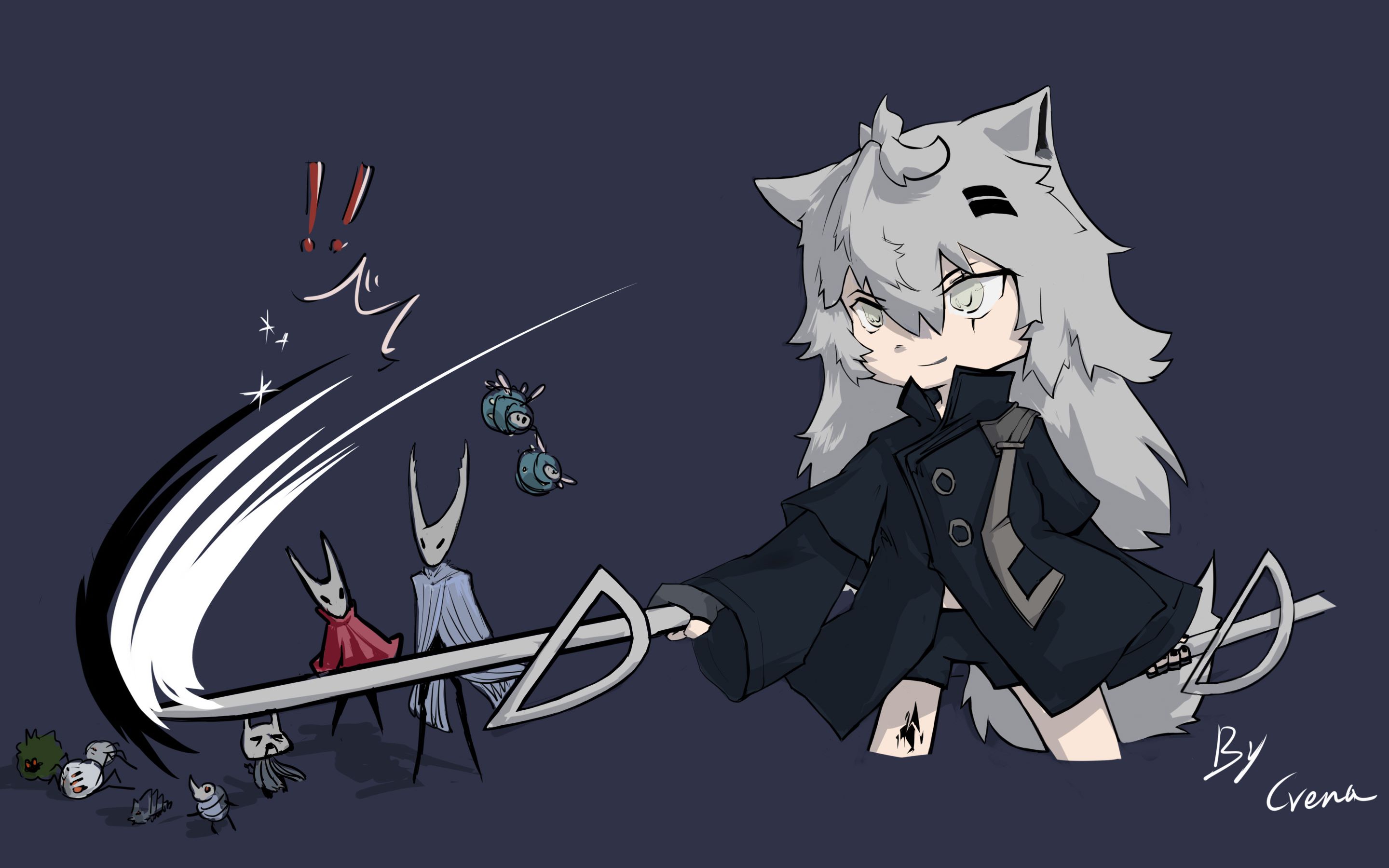 【明日方舟x空洞骑士】拉普兰德的圣巢之旅?皮肤展示