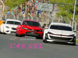 下载视频: 【GT7】大众GTI | 龙之径-海滨赛道 | 这是一辆没有内置视角的车子 | PSVR2