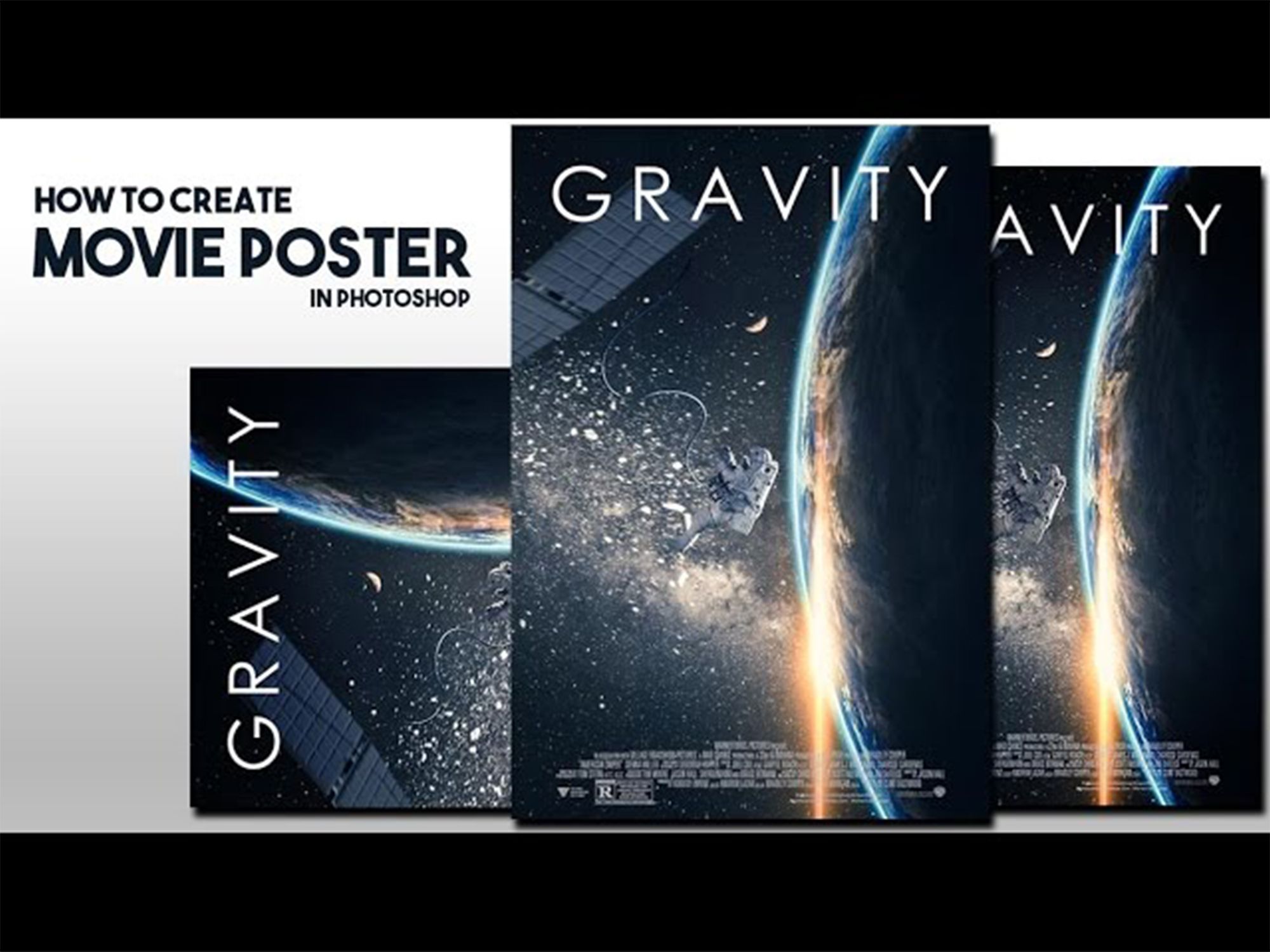 photoshop电影海报设计合成-星际穿越