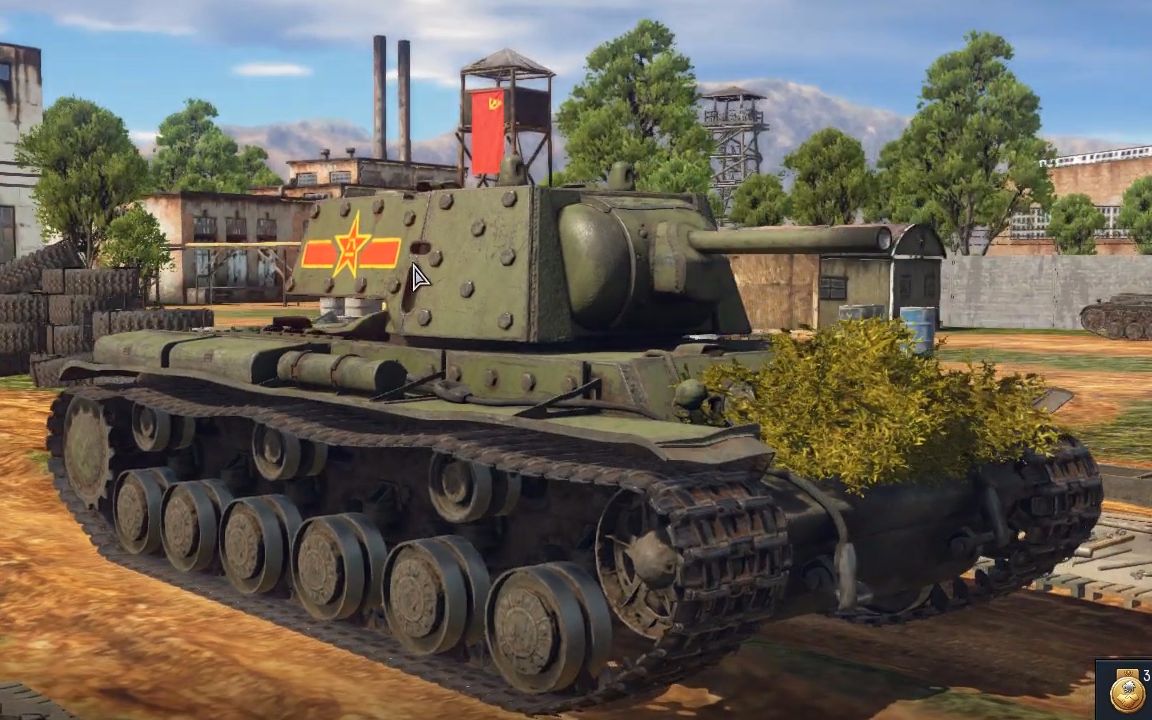 【战争雷霆】库班绕后打法之c点 kv-1e #10!