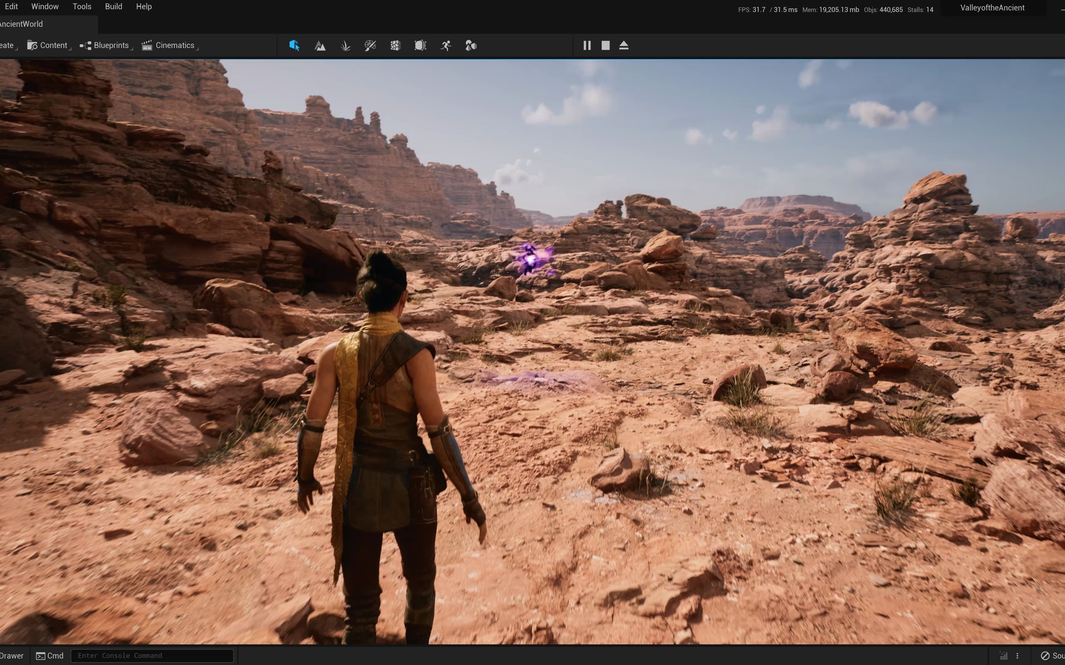 【ue5】虚幻引擎5抢鲜体验古代山谷demo,快速演示新功能,下巴掉了