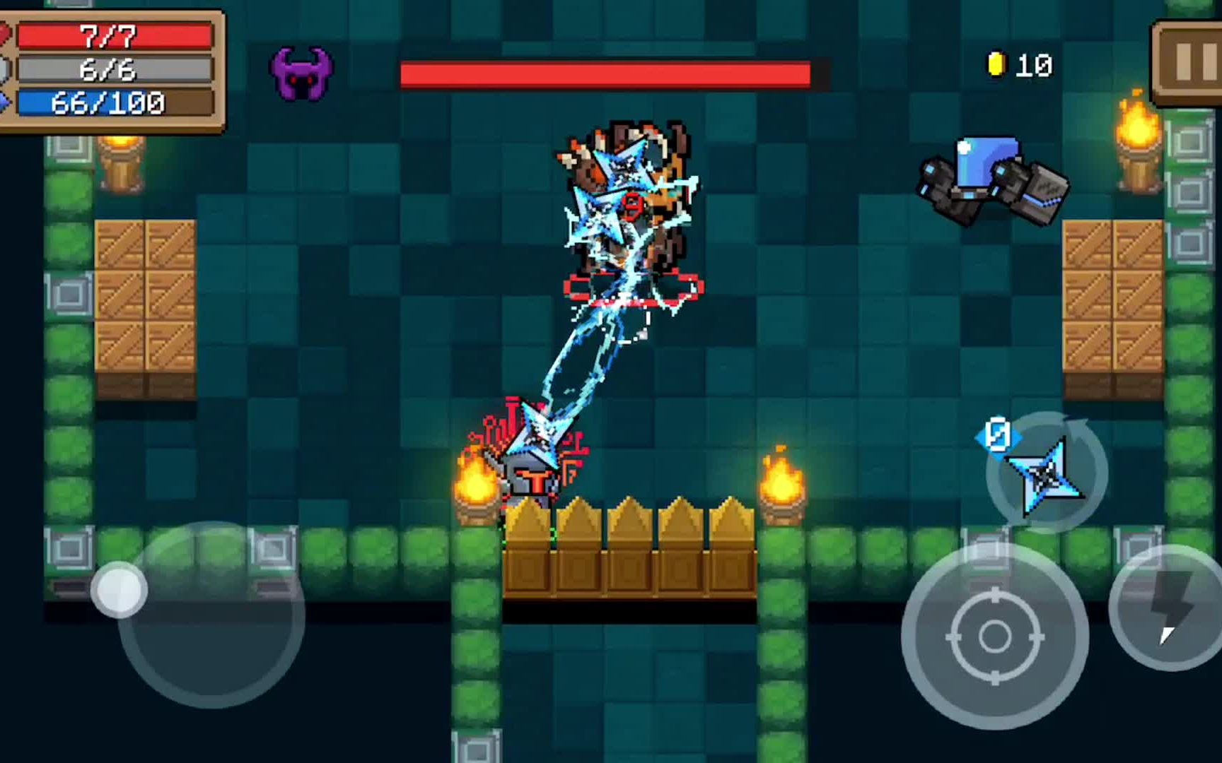 【元气骑士】电弧手里剑暂停杀 三怪通关 _哔哩哔哩 (゜-゜)つロ 干杯