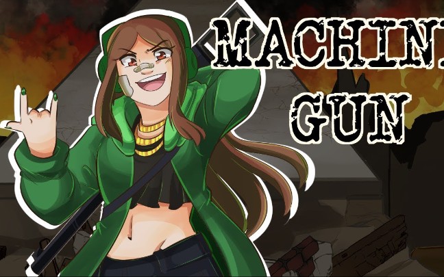 kira - machine gun - (vocal cover w/animation)