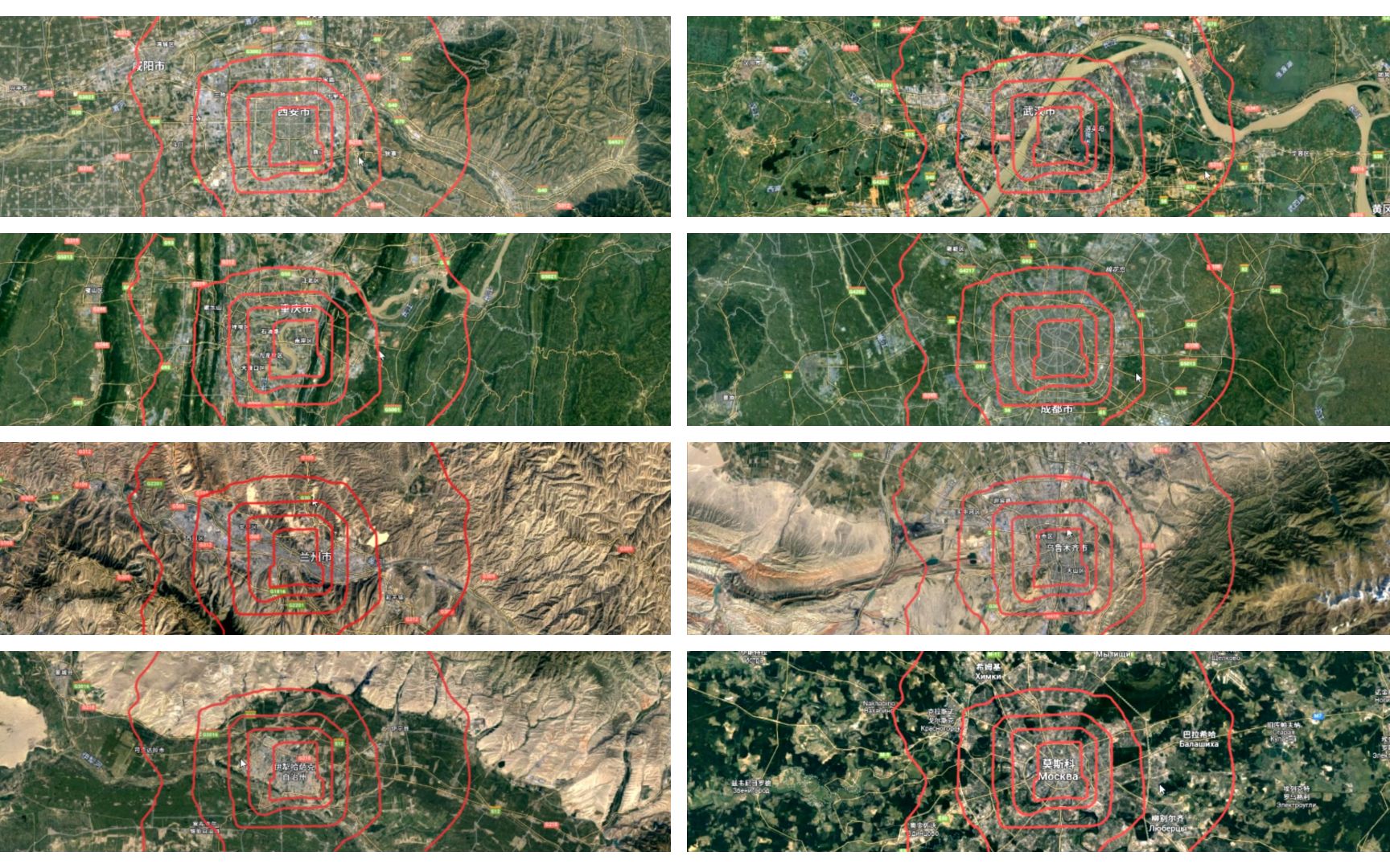 把北京环线放到其他城市对比大小1哔哩哔哩bilibili
