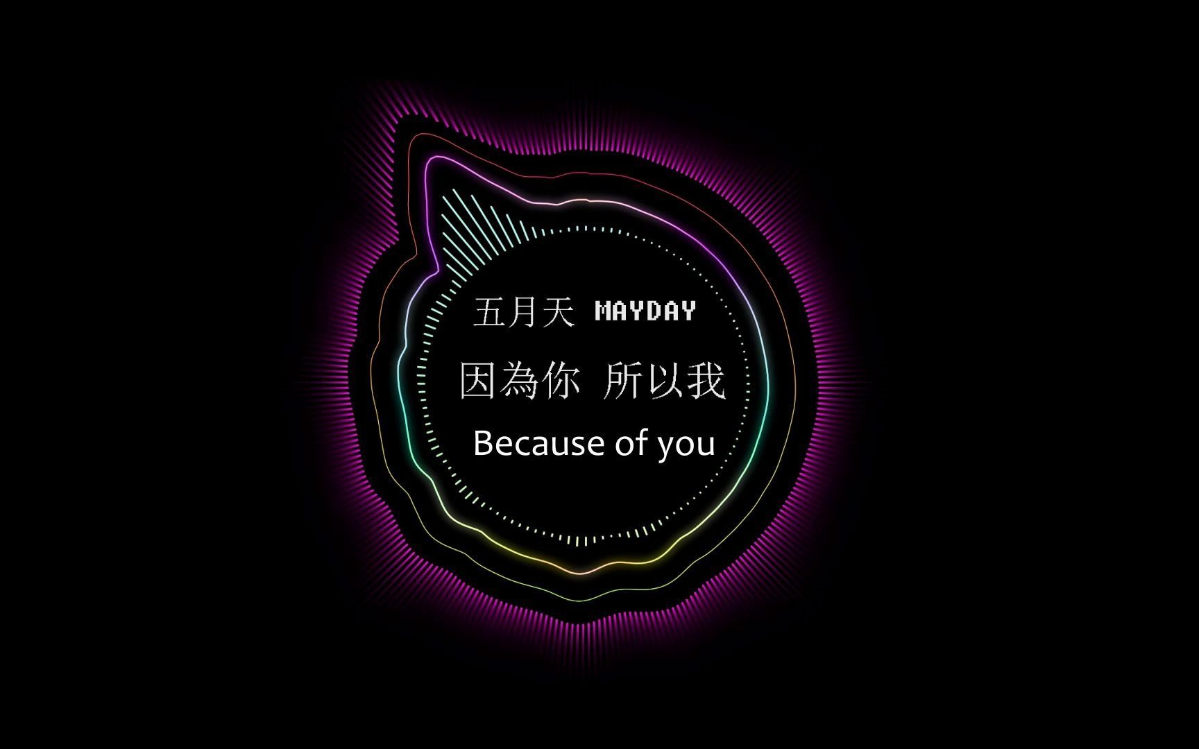 [图]MAYDAY五月天 [ 因為你 所以我 Because of You ] Lyrics and Audio Spectrum