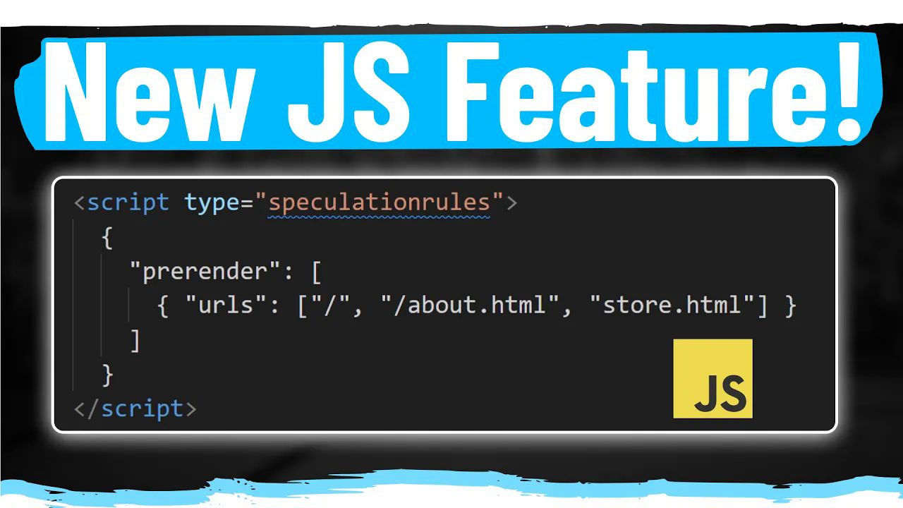 JS  ⚡让你的网站飞起来!新一代Speculation API实战教程 | 性能优化神器 𐟚€哔哩哔哩bilibili