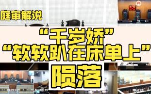 【刑事案件】“千岁娇”、“软软趴在床单上”的陨落哔哩哔哩bilibili