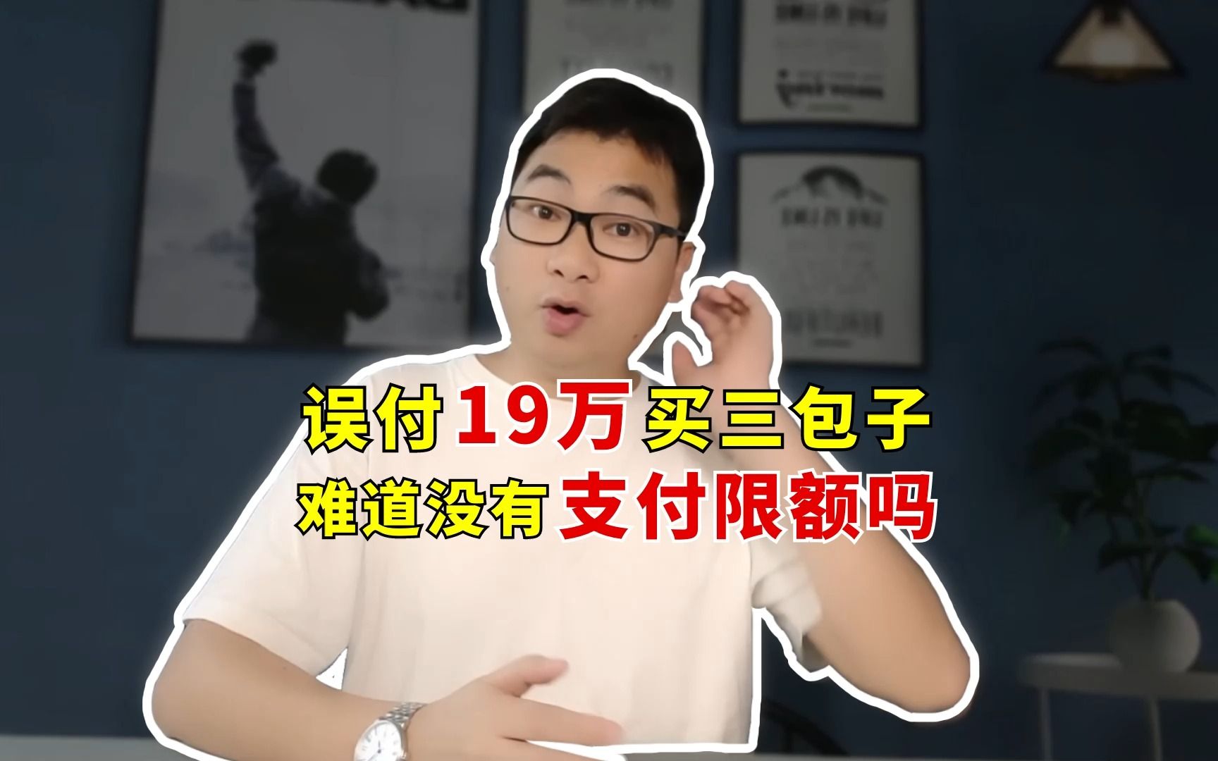 支付小课堂:为什么大爷买三包子误付19万,却付款成功了,难道没有支付限额吗?哔哩哔哩bilibili