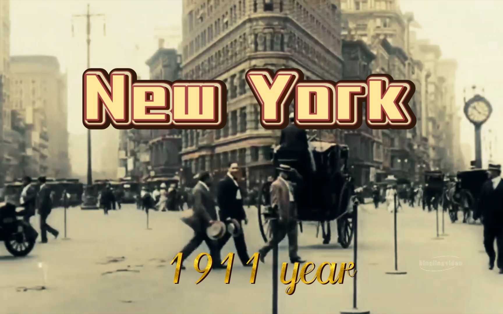 [图]1911年纽约街景×歌曲Cat Power《New York》