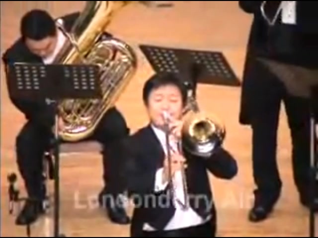 [图]【爱尔兰民歌】韩国铜管乐团《伦敦德里小调(丹尼男孩)》Korea Brass Choir - Londonderry Air(trombone solo)