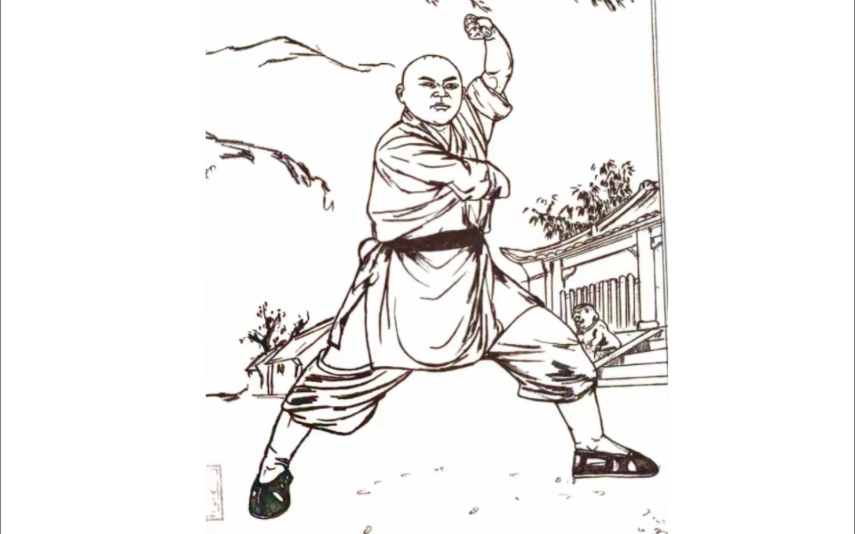 少林韦陀门正宗拳法的招式教学