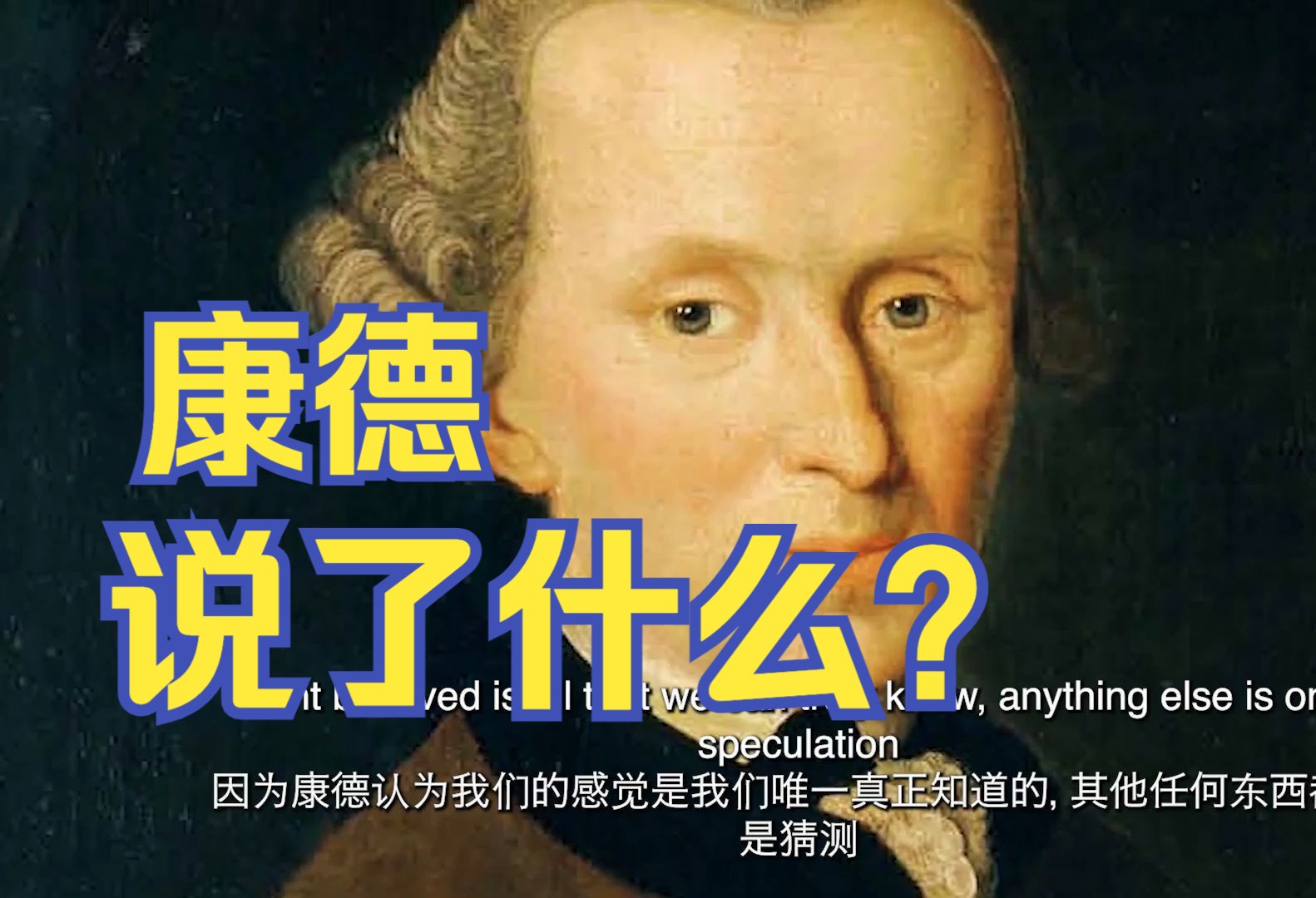 中英|康德的哲学The Philosophy Of Immanuel Kant哔哩哔哩bilibili