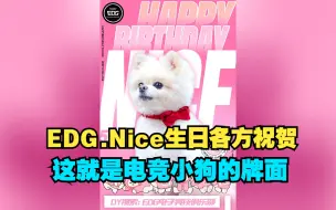 下载视频: EDG.Nice生日太有牌面了,EDG王者荣耀分部发来祝贺,希然携Nice溜圈,这就是电竞小狗的排面