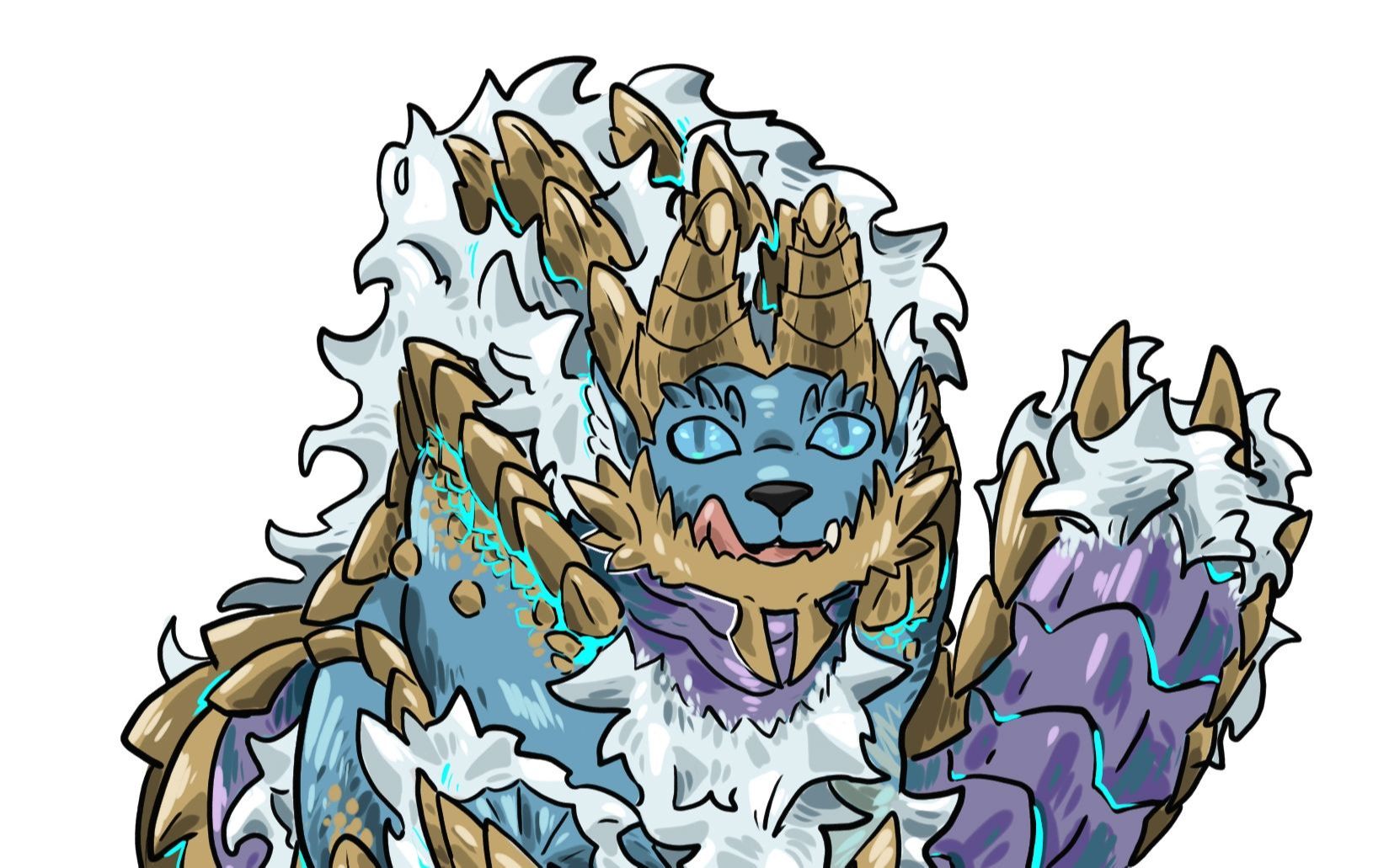 活动作品萌新太刀再会了雷狼龙雷娘好可爱0v0