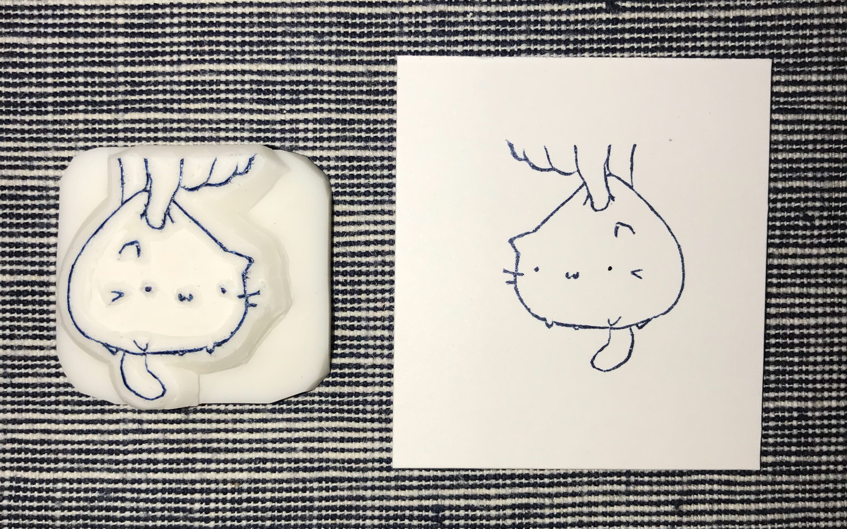 橡皮章平留白外白