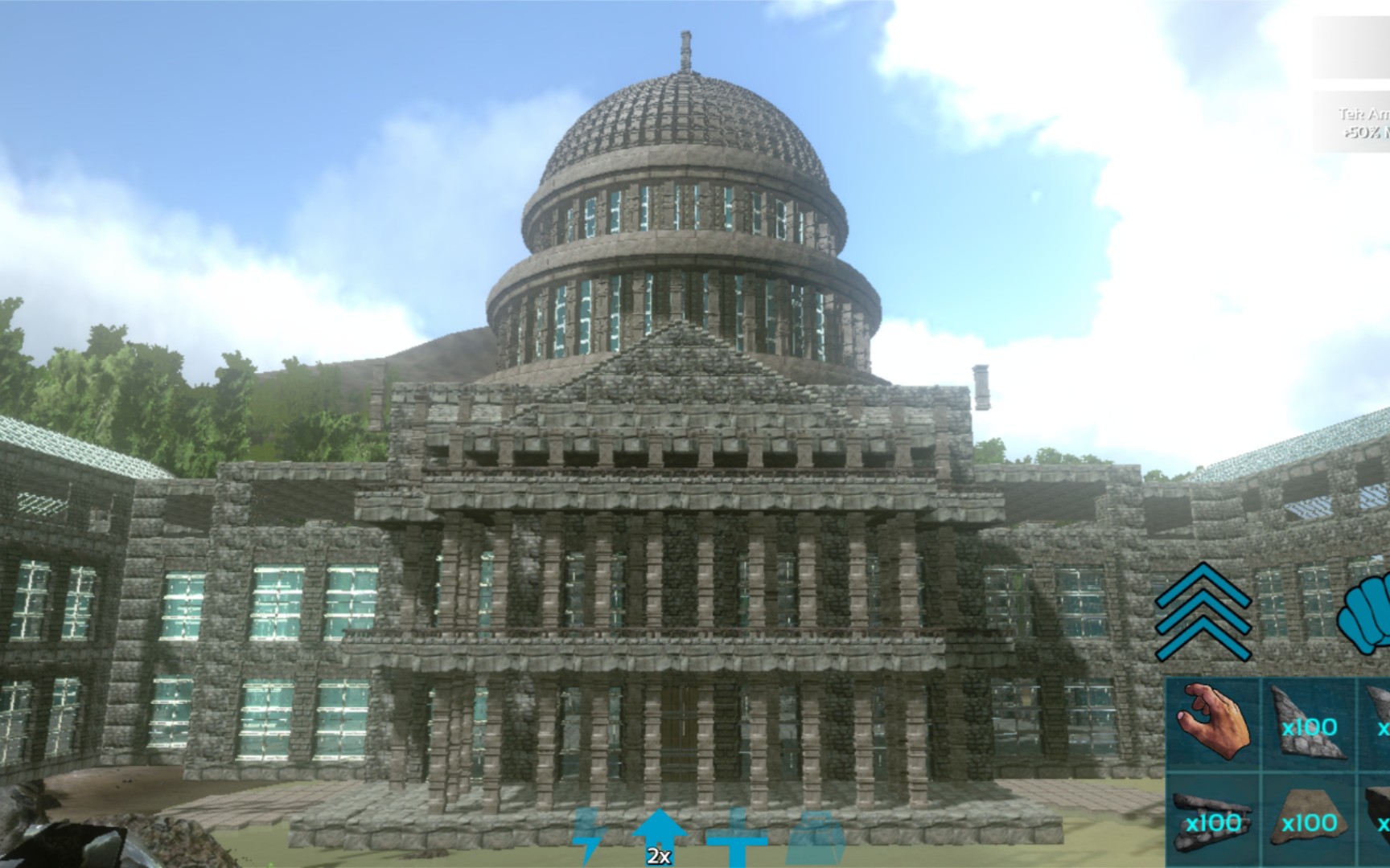 活动作品方舟生存进化手游建筑国会大厦