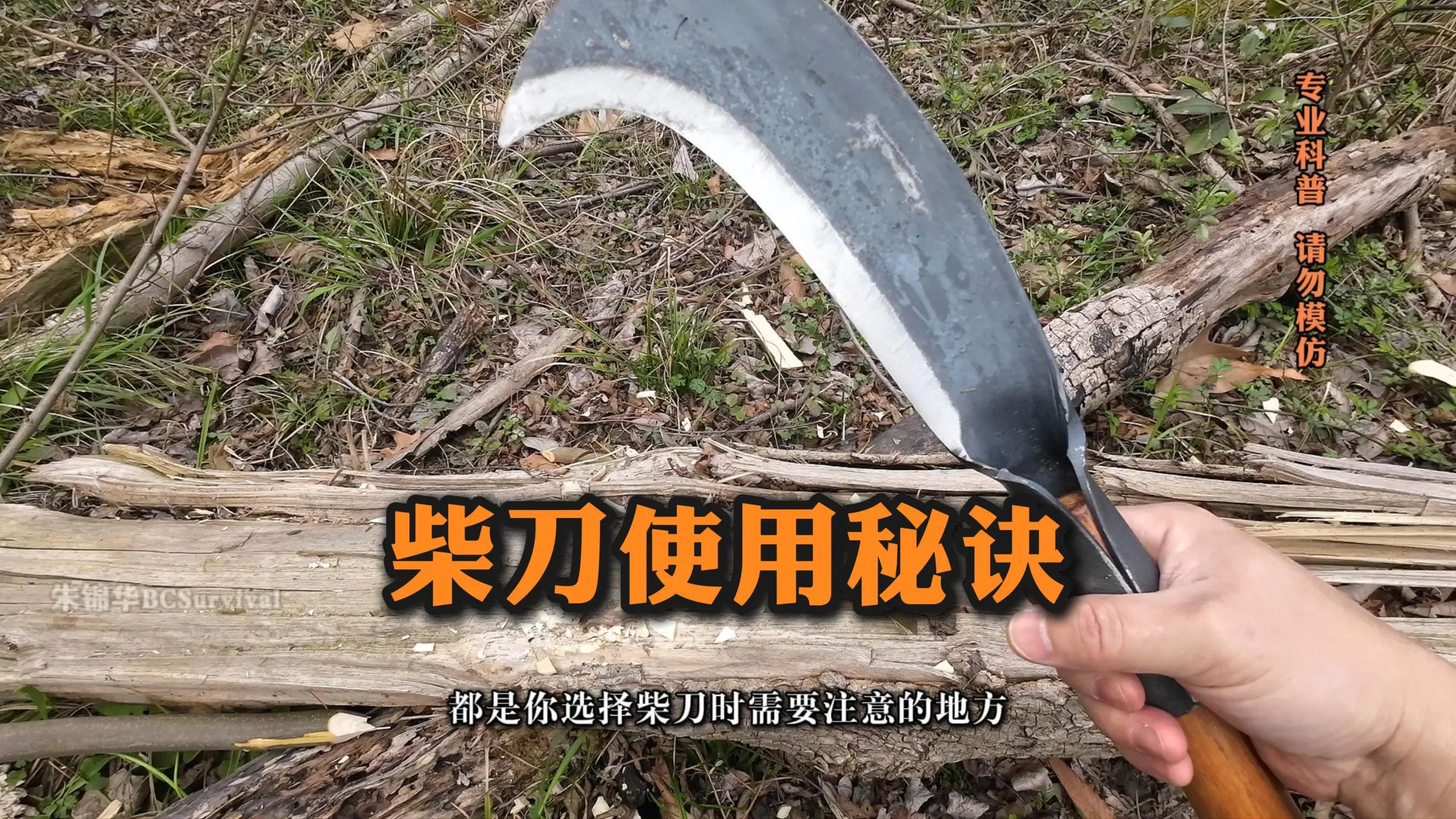 生存刀:柴刀的使用秘诀_哔哩哔哩_bilibili