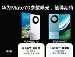 Télécharger la video: 华为 Mate70 系列，年度震撼之作！全新麒麟 9100 5G 移动平台强势首发，集成巴龙 6000 基带，自研 CPU 和 GPU 尽显卓越性能。