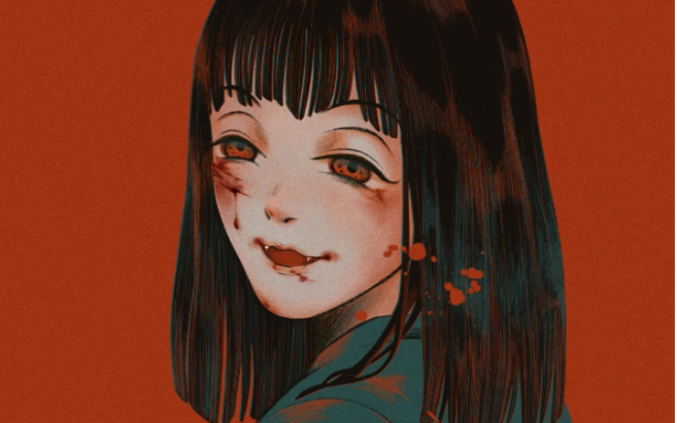 【procreate板绘过程】 摸一个嗜血少女( 0669 07)_哔哩哔哩