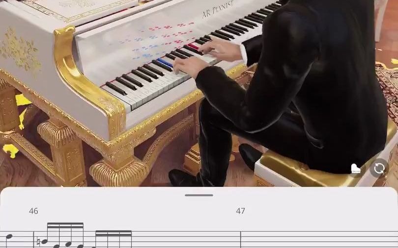 一款适用于iOS和安卓系统的新应用《AR Pianist》,可以让虚拟钢琴师坐在你的现实钢琴前,为你演奏一整首曲子哔哩哔哩bilibili