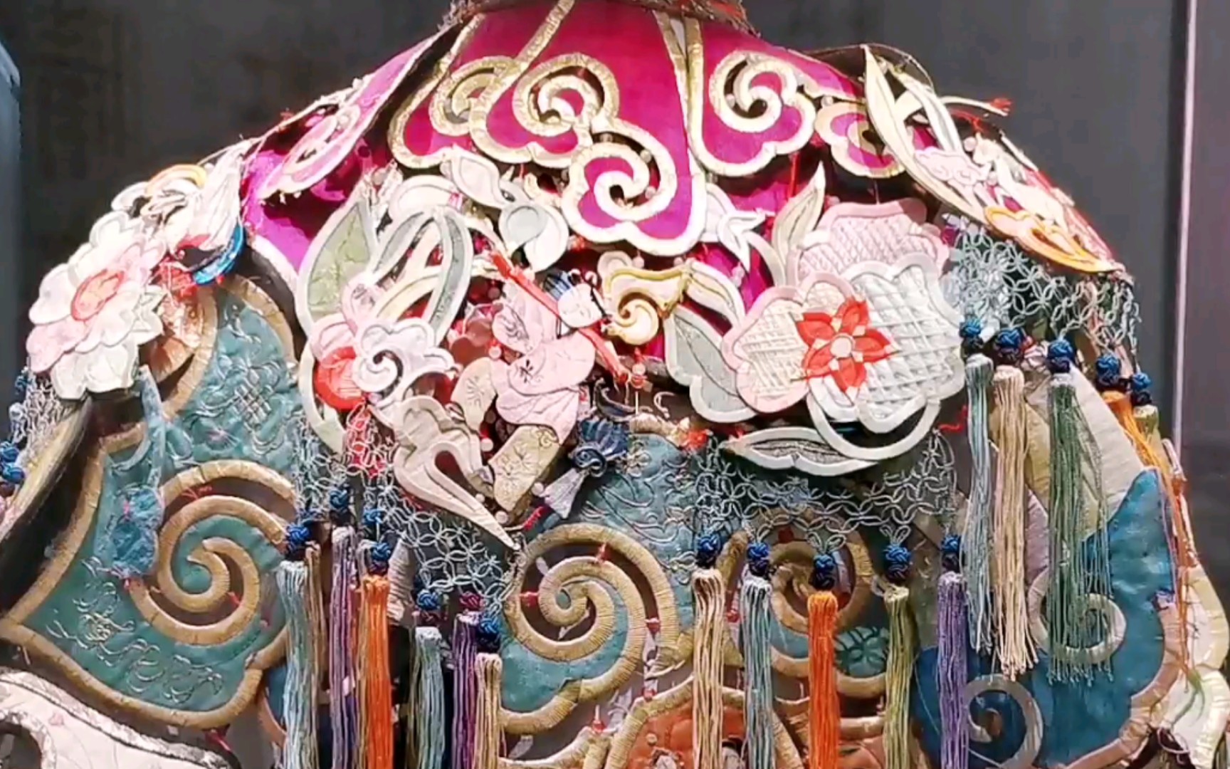 【旅拍vlog】【博物馆】中国古代传统服饰之云肩