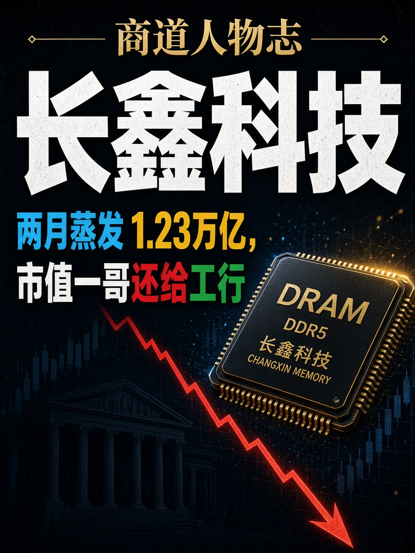 长鑫科技两月蒸发1.23万亿，776亿净利没托住股价