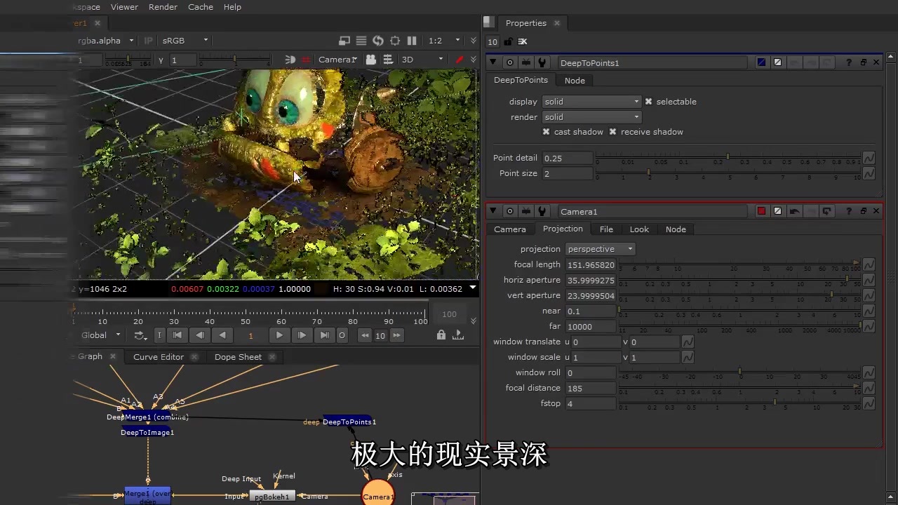 nuke深度合成技巧视频教程机翻