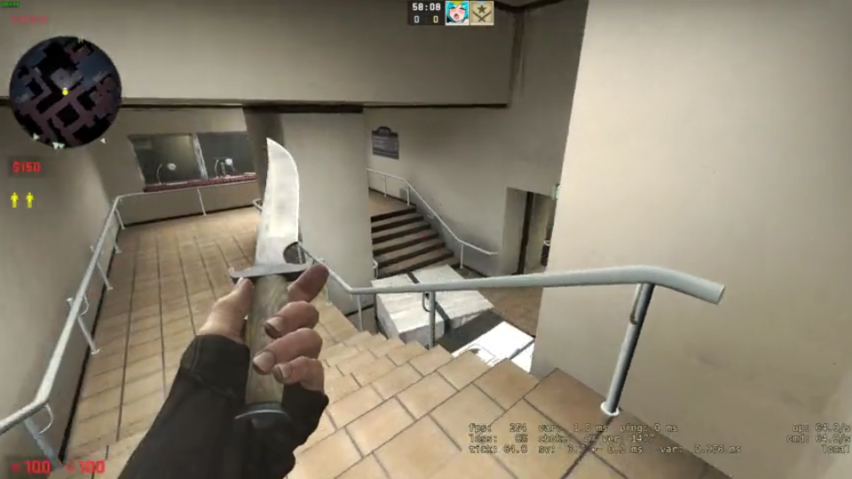 【csgo】 人质图几个较为炫酷的身法和技巧 【2】