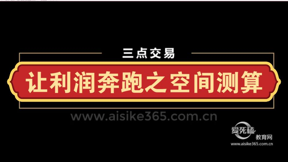 [图]期货日内短线技术学习  让利润奔跑之空间测算1 买卖点位