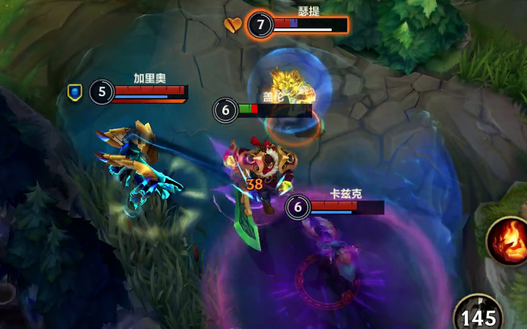 盖伦vs腕豪盖伦竟然被针对了