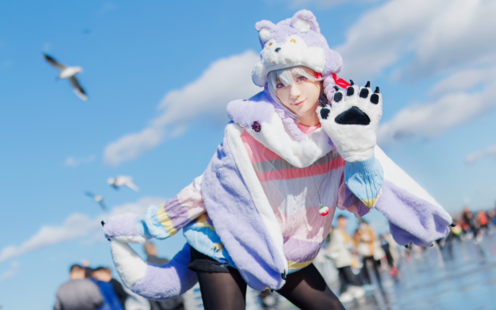 英灵梦装:迦摩 cos正片