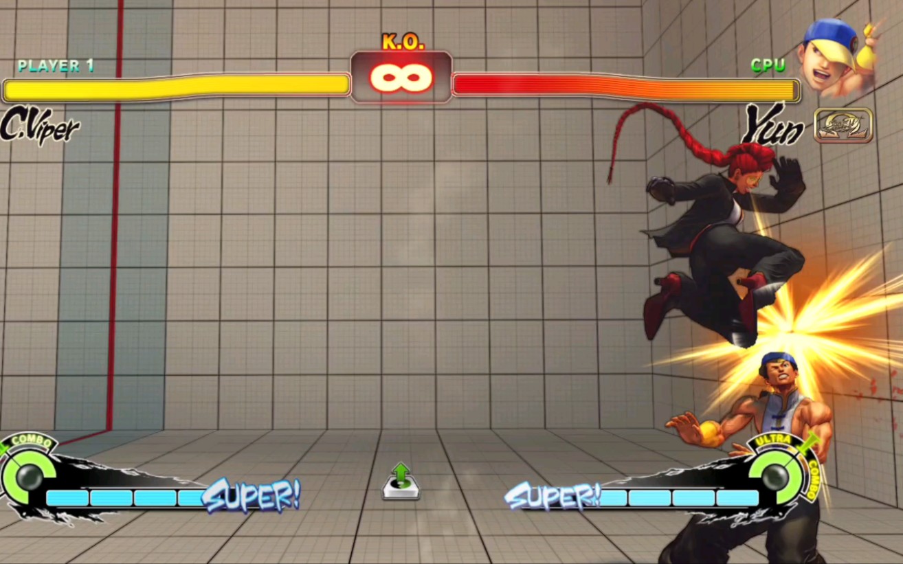 街霸4毒蛇最简单练习