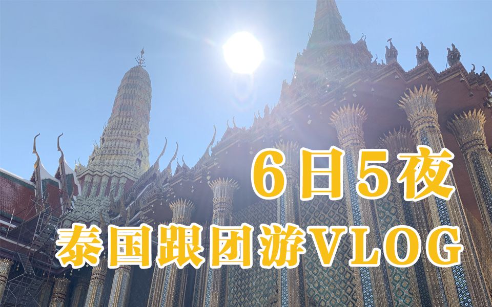 [旅行] Vlog | 曼谷芭提雅跟团游6日5夜 | 小白出国第一站哔哩哔哩bilibili