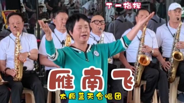 太原蓝天合唱团演唱 丁一指挥《雁南飞》经典老歌 电影插曲