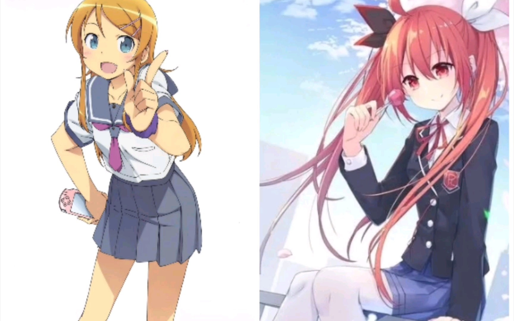 穿五河琴里和高坂桐乃的皮套易容成对方