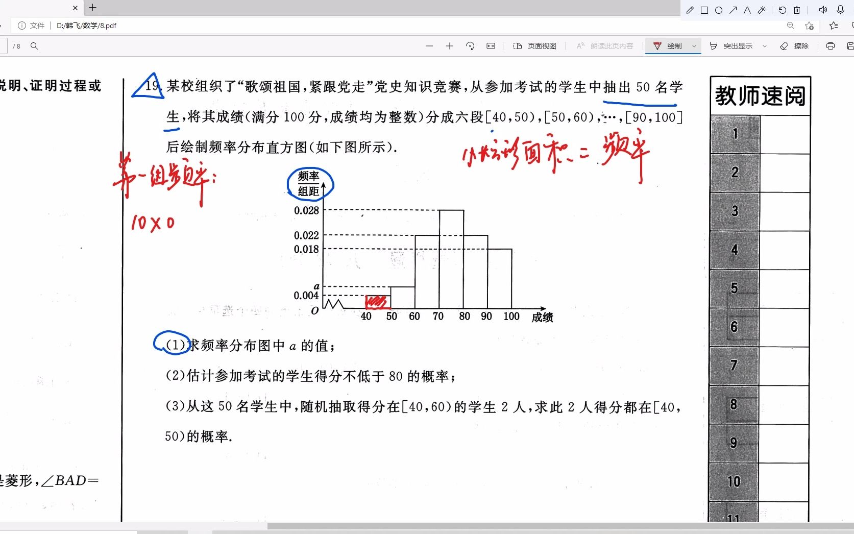 [图]2-19频率分布直方图