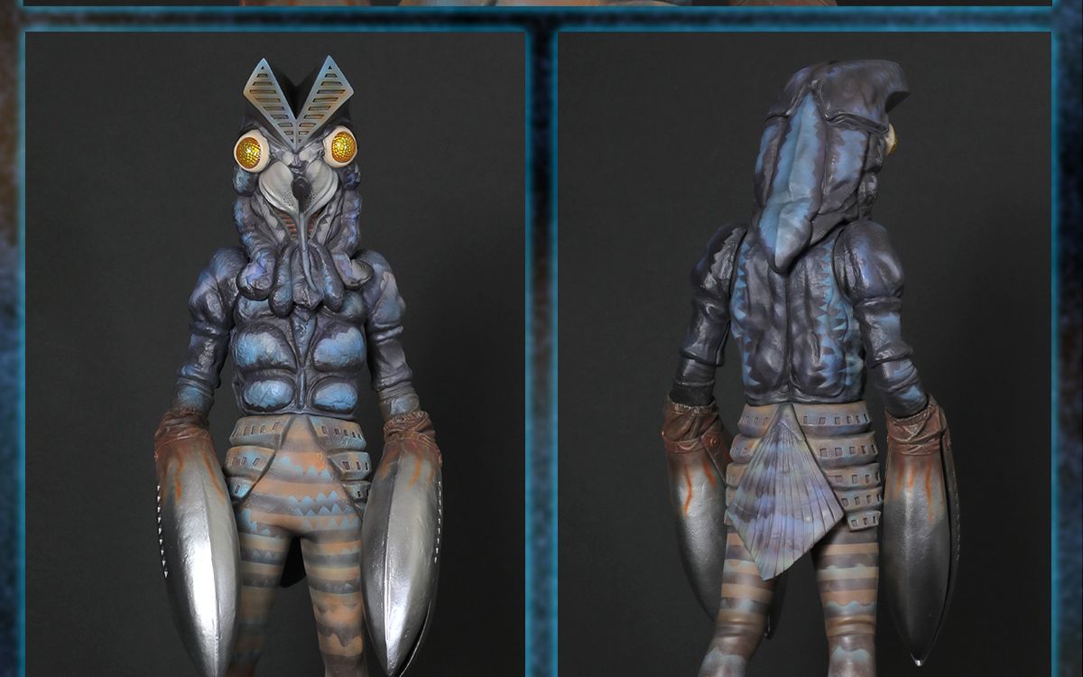 【模玩资讯】xplus大怪兽少年限定巴尔坦星人45厘米发光成品模型