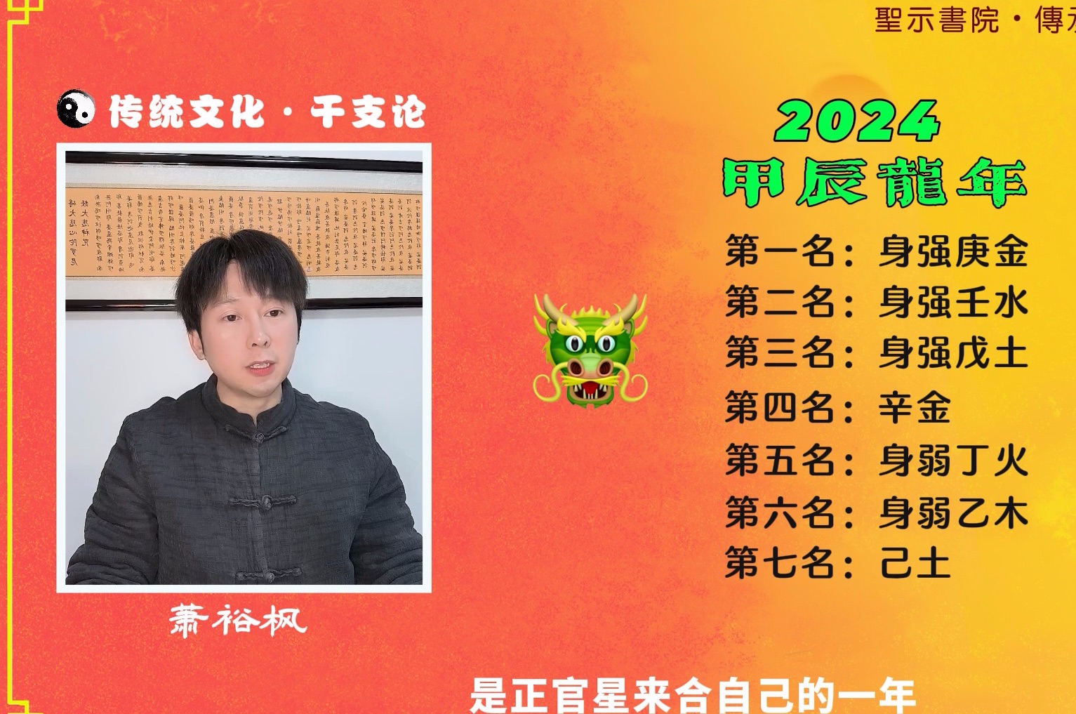 [图]2024年财运排行榜，你上榜了吗？甲辰龙年偏财运运势如何？易经玄学八字篇看去运程