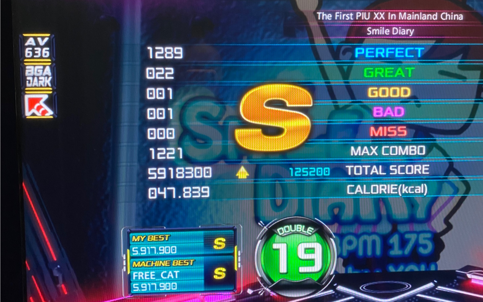 【跳舞機競速 piu xx】smile diary d19 s -by freecat