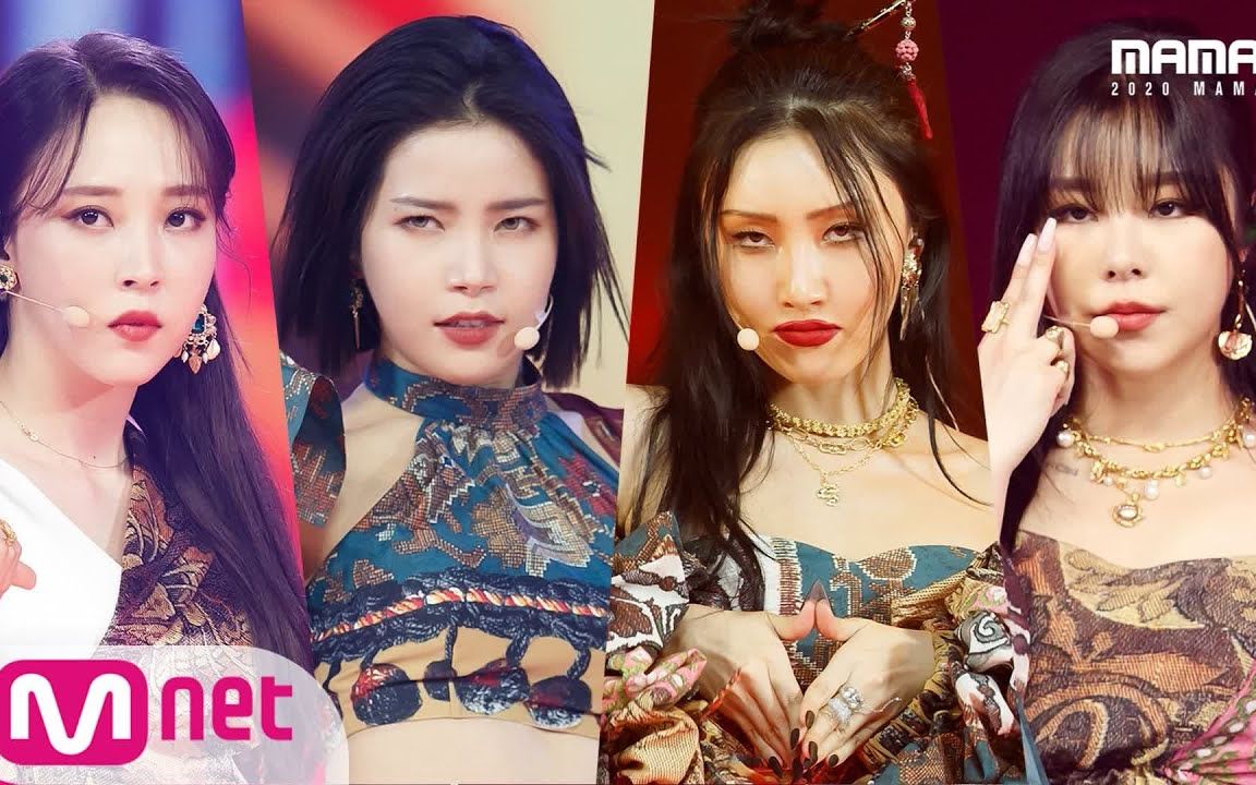 [图]MAMAMOO AYA+Dingga 2020MAMA颁奖典礼舞台