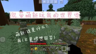 Video herunterladen: [我的世界1.20]片段☆带萌新玩我的世界(萌新:这是什么 ，那又是什么)