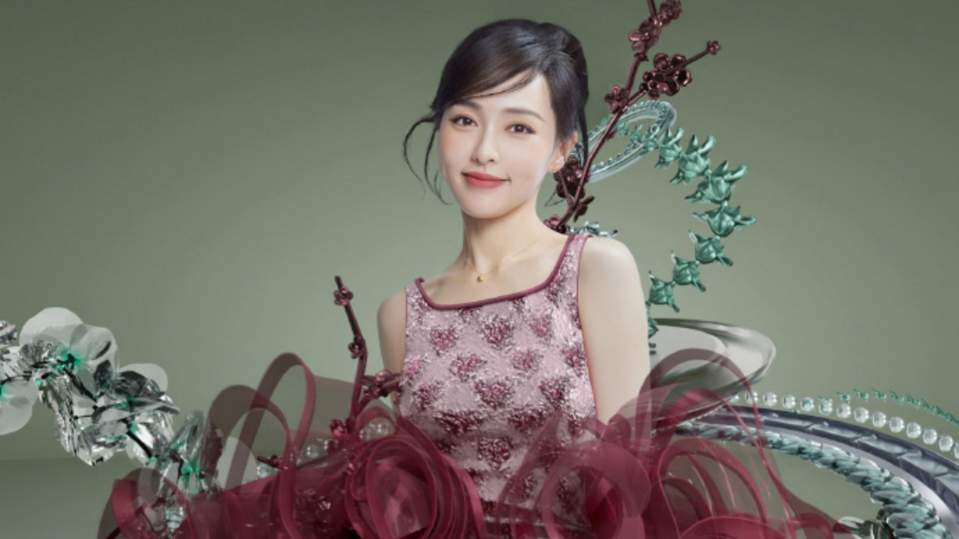 唐嫣生日大片被嘲土,虚拟造型像20年前影楼风,工作室遭粉丝围攻