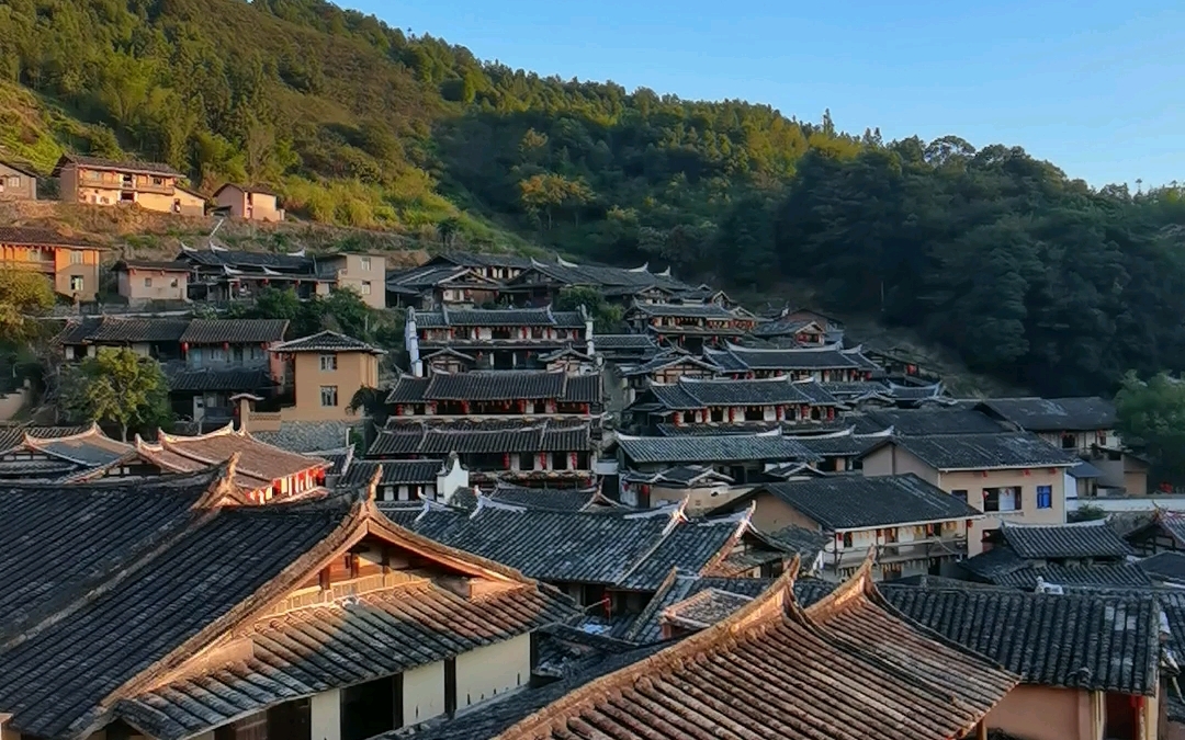 福建三明桂峰村日落