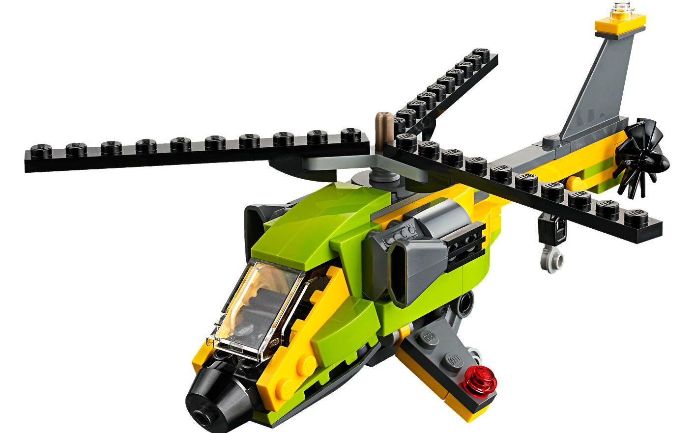 乐高 lego 31092 创意百变3合1 高科技直升机 2019速拼评测