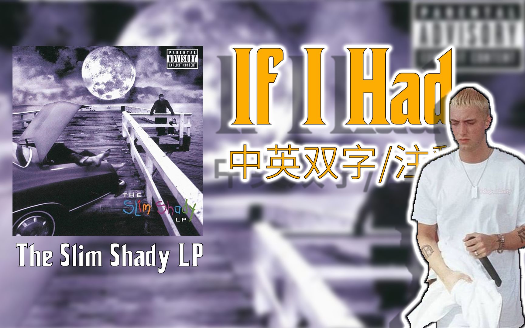 [图]【Eminem/中英双字/注解】If I Had ——憧憬抑或是预言？【The Slim Shady LP】