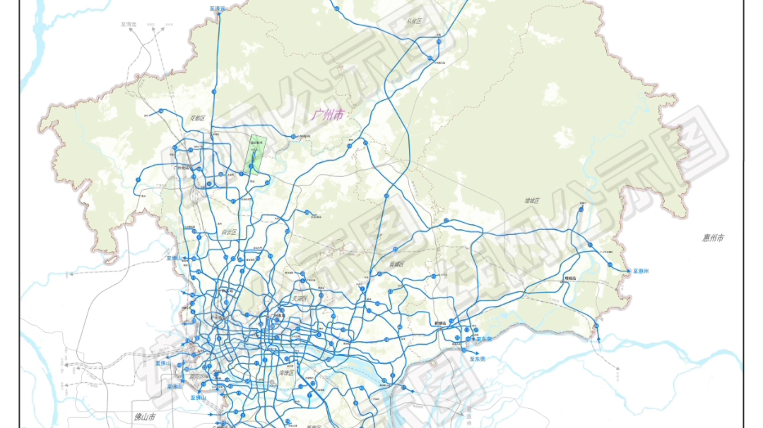 广州2030年地铁规划图图片