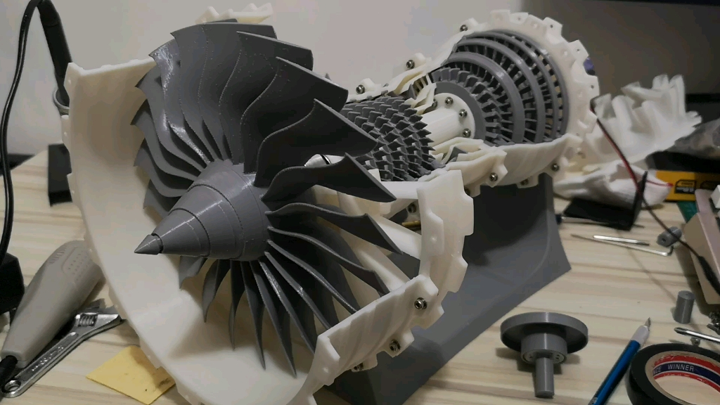 3d打印航空发动机