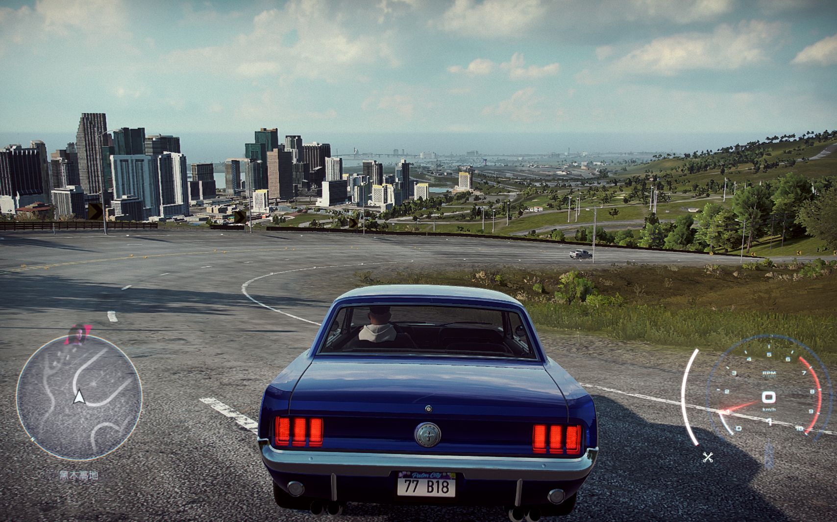 极品飞车21gtx1650在高画质下的游玩帧数